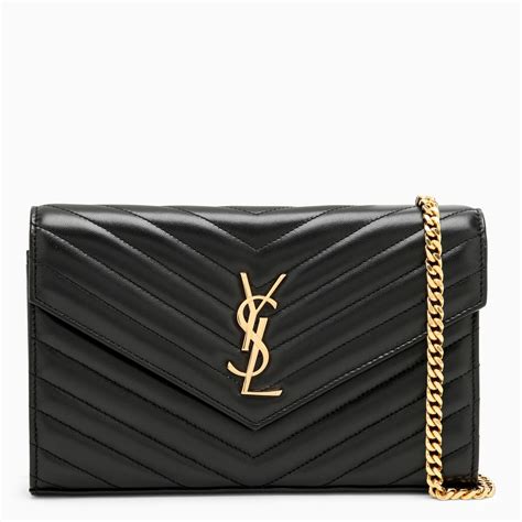 pochette ysl donna nera|Pochette YVES SAINT LAURENT da Donna .